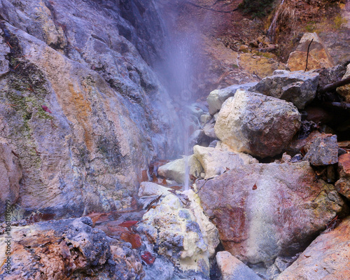 日光市　湯沢噴泉塔　噴出口