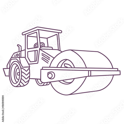 Road construction machine