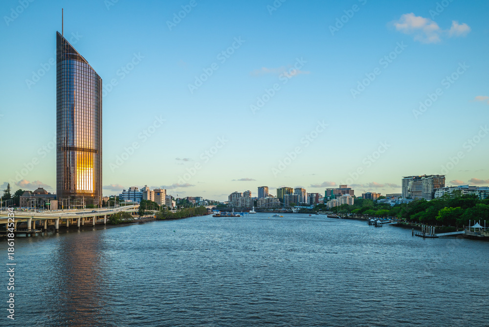 Obraz premium Scenery of Brisbane, the capital of Queensland located in Australia