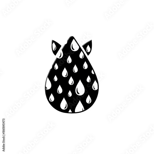 Symbolic Water Bomb a Droplet Crisis Concept