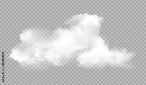 Realistic Ground Fog Overlay with Soft Diffusion PNG overlay