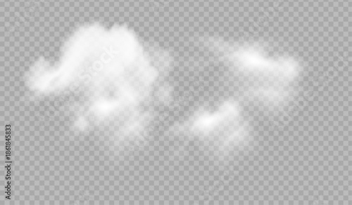 Realistic Ground Fog Overlay with Soft Diffusion PNG overlay