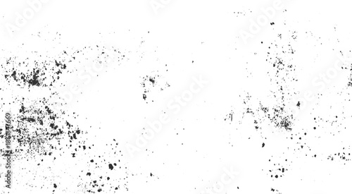 Black speckle texture on white background abstract pattern