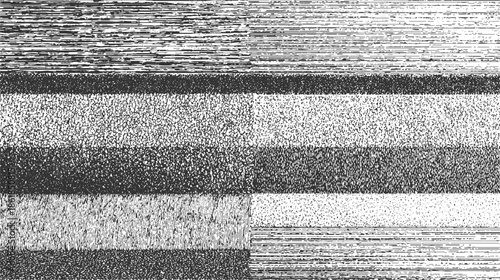 Black and white horizontal lines and textured bands abstract pattern background