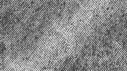 Black and white diagonal hatching pattern with rough texture abstract background