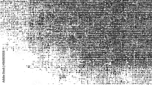 Black and white textured background with irregular grid pattern and scattered dots abstract grunge
