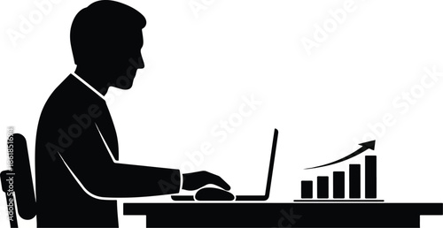 Sobriety Productivity Financial Growth No Alcohol Success Silhouette