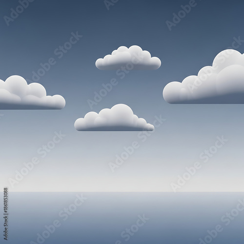 minimalist cloud formation