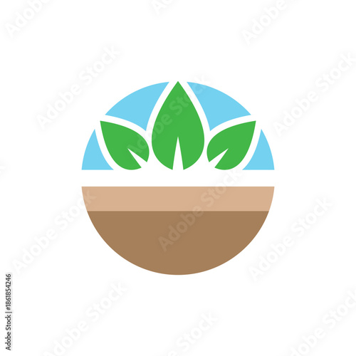 Green leaf illustration