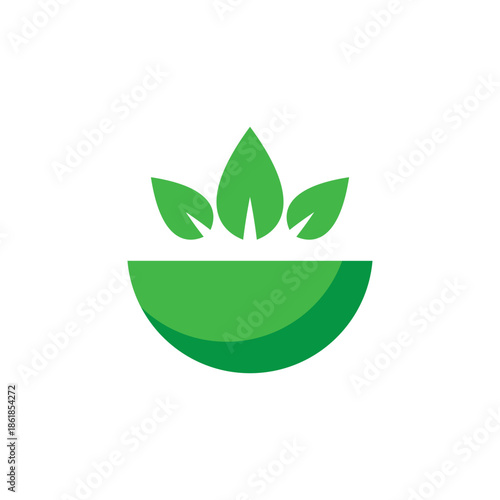 Green leaf illustration