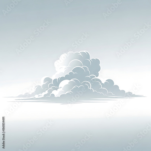minimalist cloud formation