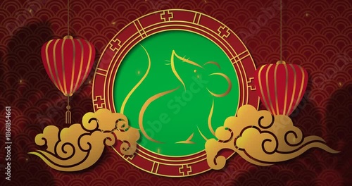Chinese New Year Animation with Alpha Channel