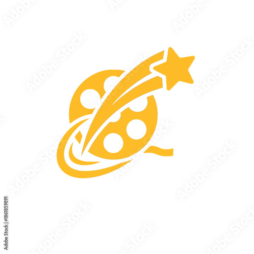 Film Reel Star Motion Icon