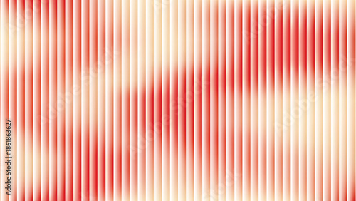 Glass ripple texture with dark gradient background and lilac light streaks. Futuristic distortion, moody abstract glow, reeded vertical blur. Vector illustration EPS