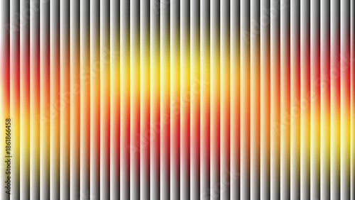 Glass ripple texture with dark gradient background and lilac light streaks. Futuristic distortion, moody abstract glow, reeded vertical blur. Vector illustration EPS