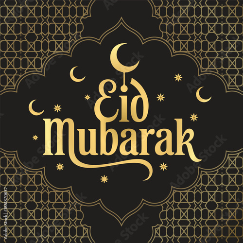 Eid icon. Eid poster design