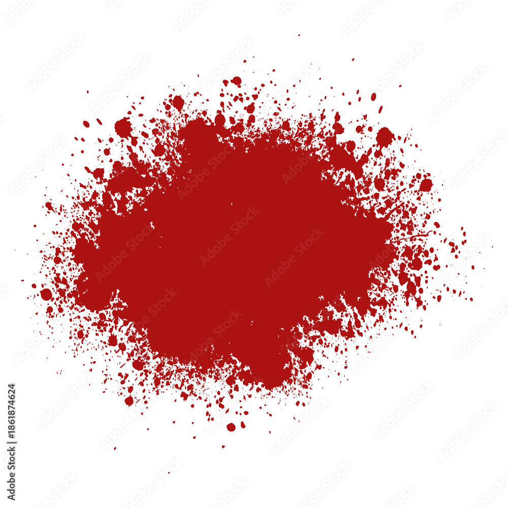 Obraz premium Blood Splatter Splash Stain Illustration