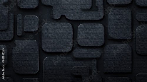 Wallpaper Mural Dark Textured Background with Geometric Shapes and Patterns for Modern Design Projects Torontodigital.ca
