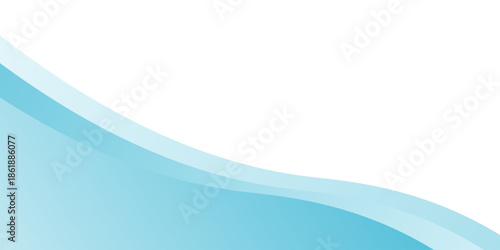 Abstract blue waves background, minimal waves design concept illustration