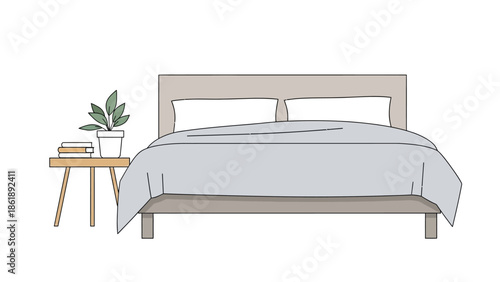 modern bedroom interior