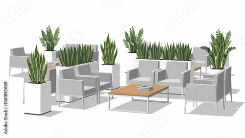 interior of a modern office