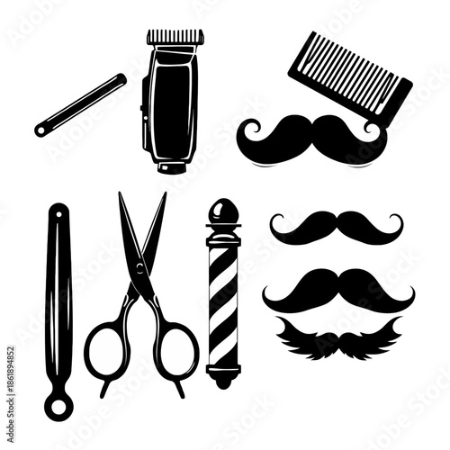 Barbershop Essentials and Mustache Styles