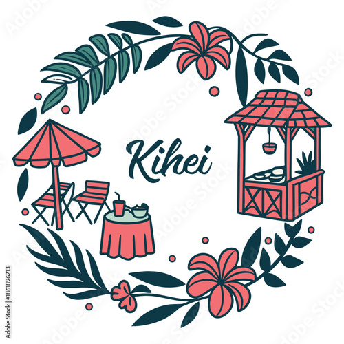 Kihei Tropical Leisure – Island Relaxation Circle Design