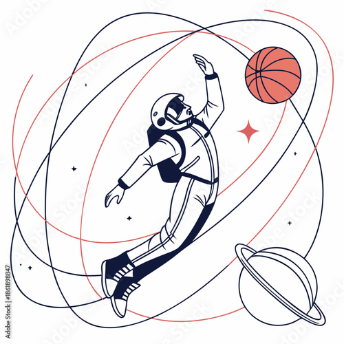 Space Inspired Abstraction Orbits and Gravity Vector