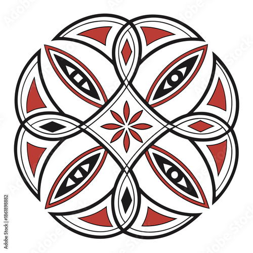 Cultural Inspired Abstraction, Modernized Traditional Art Elements