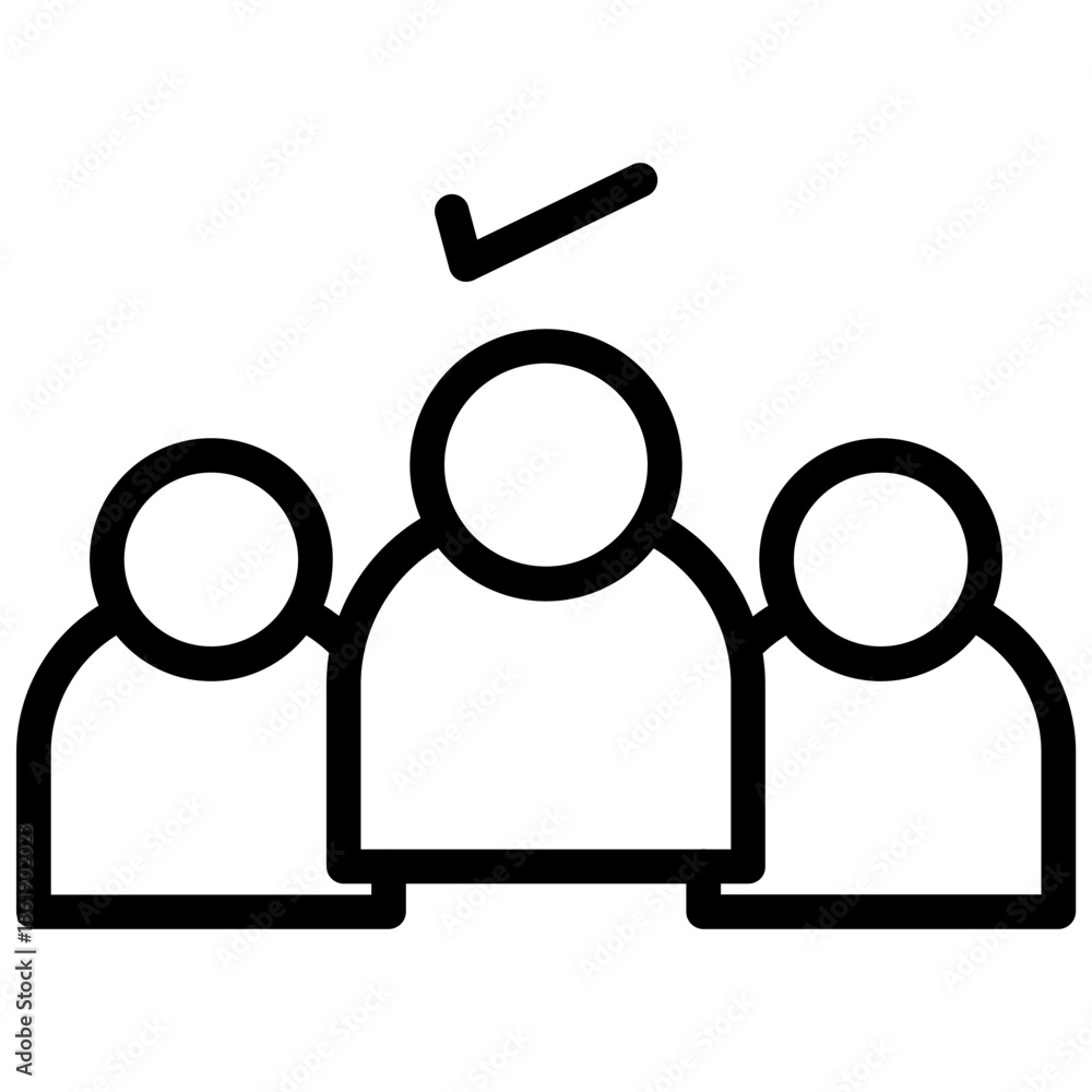 Fototapeta premium Select Employee Icon