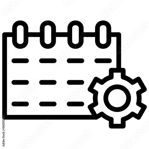Working Schedule Icon