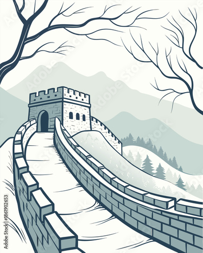 Great Wall Winter – Sacred Silent Landscape