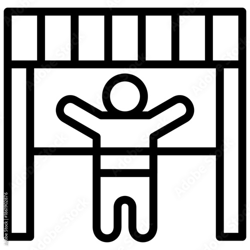 Crossed Finish Line Icon