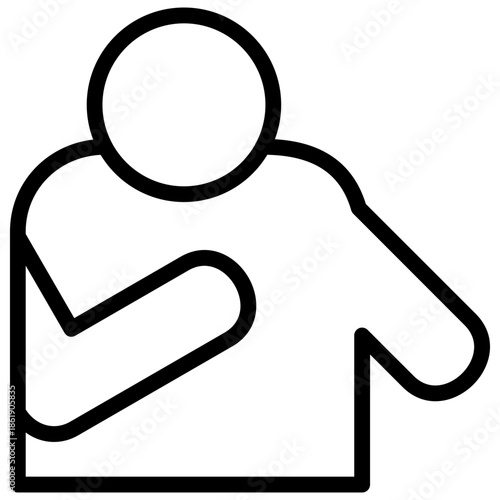 Chest Tightness Icon