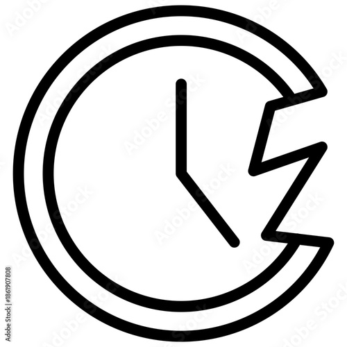 Broken Clock Icon