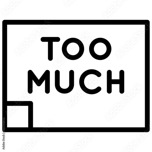 Too Much Icon