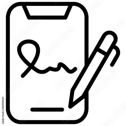 Digital Signature Icon
