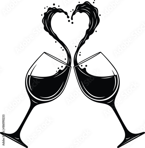 Celebrating love with wine