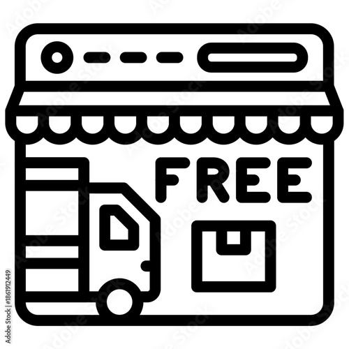 Free Shipping Icon