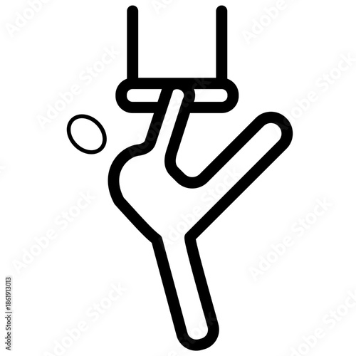 Trapeze Artist Icon