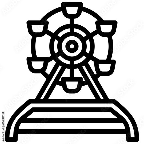 Ferris Wheel Icon