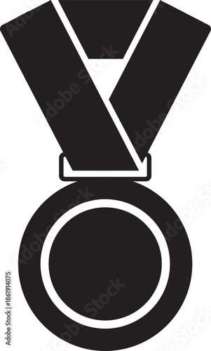 Sports medal, sports medal icon, sports award isolated on white background. Vector, designer illustration, web banner. Vector image.