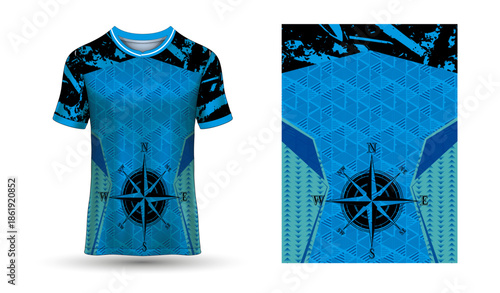 blue t shirt, cricket jersey