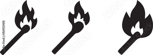 vector illustration of an fire icon
