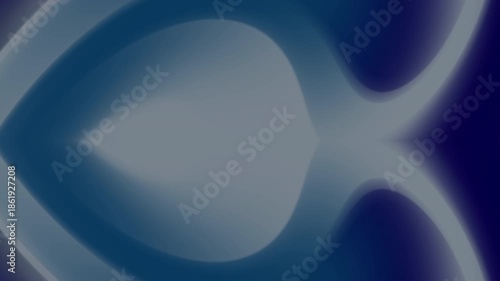 Abstract blue and white symmetrical graphic. Suitable for backgrounds, posters, or digital design projects requiring a modern and geometric aesthetic.