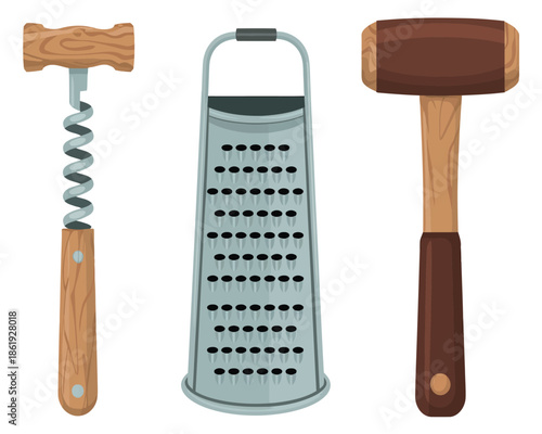 Essential kitchen tools for cooking and food preparation