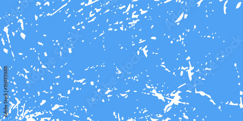 Blue and white grunge background with white paint smudges. Frosty blue background. texture old modern nice noise