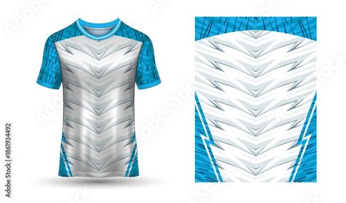 blue t shirt, jersey design vector, football