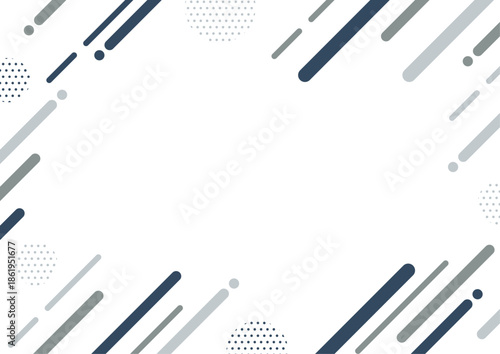 幾何学模様 フレーム 背景素材 A4サイズ A3サイズ 白銀比 透過