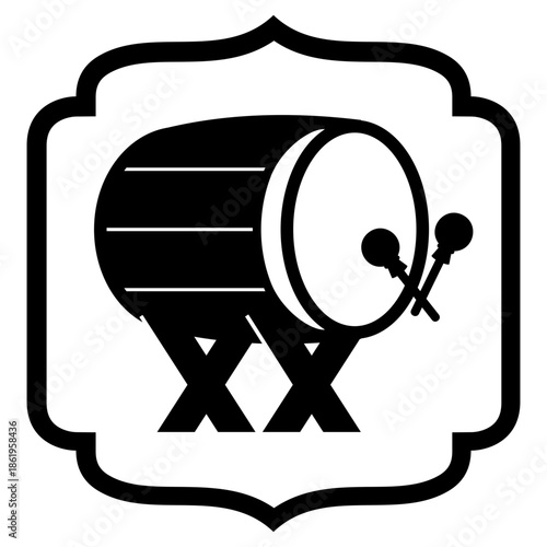 Bedug Icon Vector